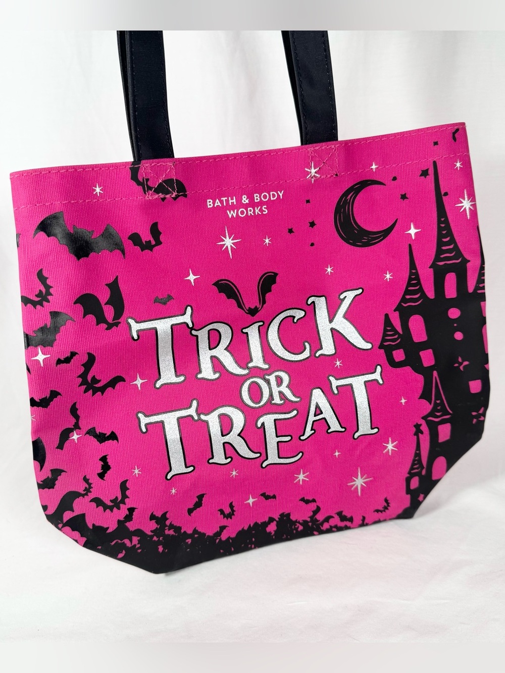 Bath & Body Works Pink Trick or Treat Mini Halloween Tote Bag 2020